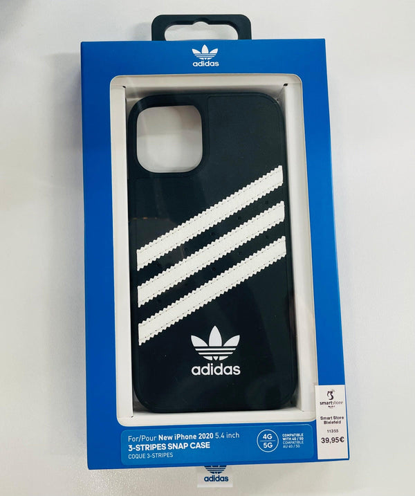 Adidas 3-Stripes Snap Case Black/White (iPhone 12 mini & iPhone 13 mini) -  // Adidas //  // Smartstore Bielefeld // 